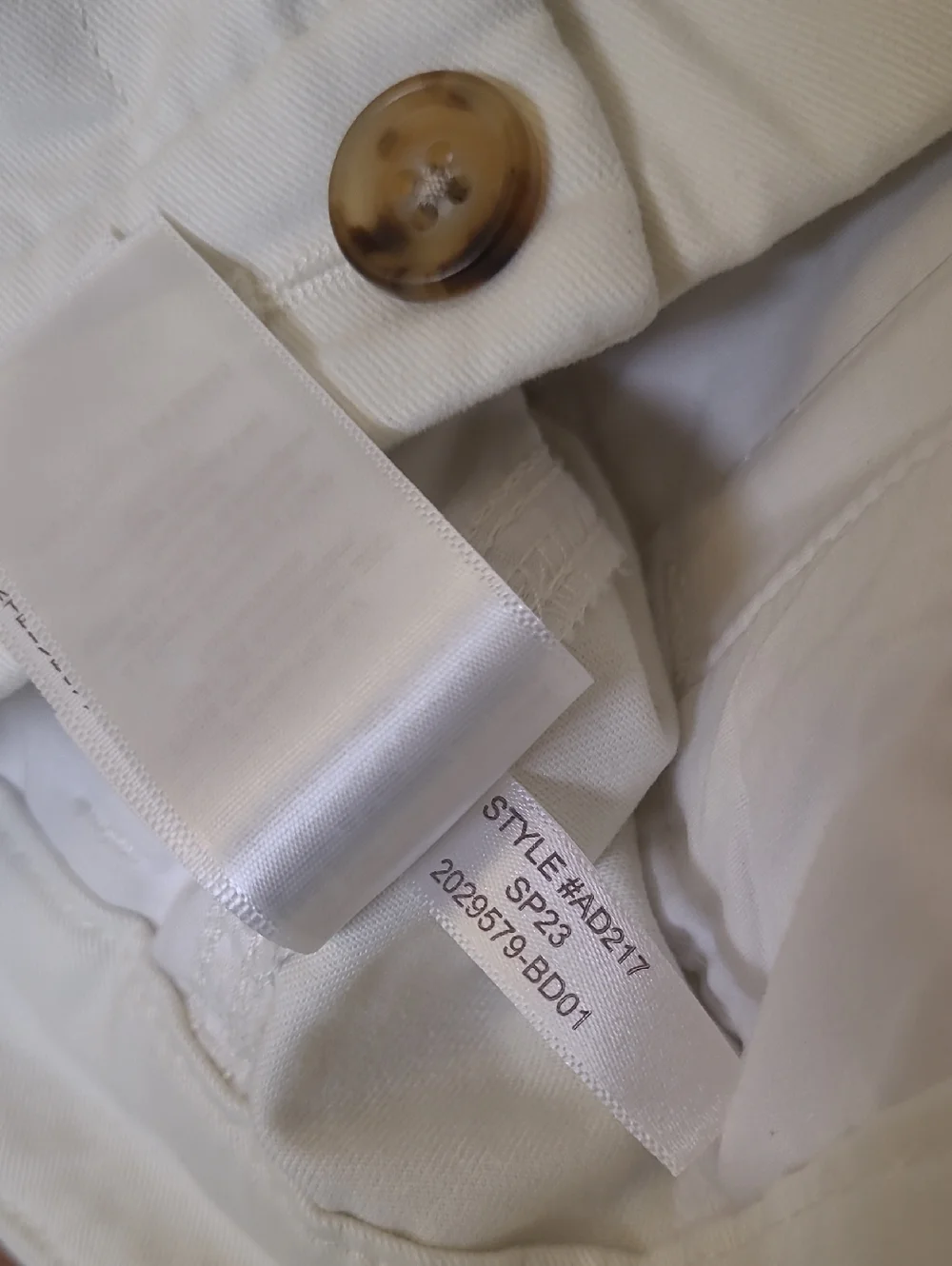 J.‎ Crew women,s's Cream Chino Pants for women,s size 10p new.